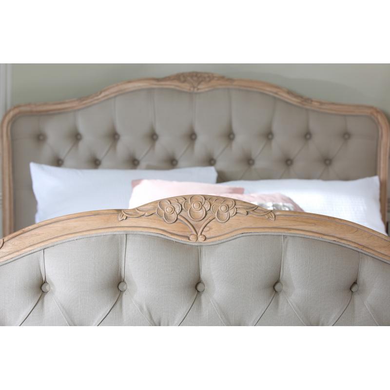 Cannes King Size Bed (Upholstered)